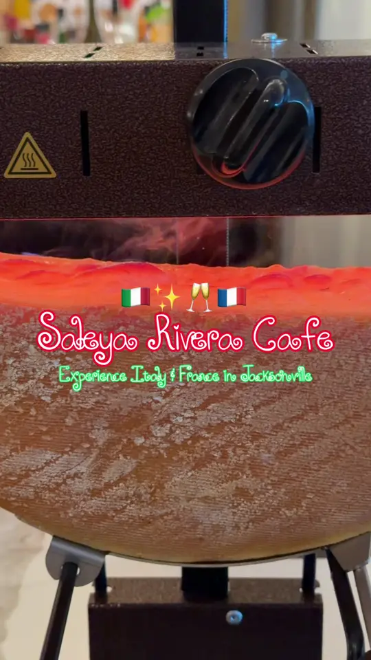 European Street Cafe in Jacksonville showing restaurant visit, french cuisine, italian cuisine, le steak royal, raclette cheese, ambiance, video by stufftodoinjax on TikTok