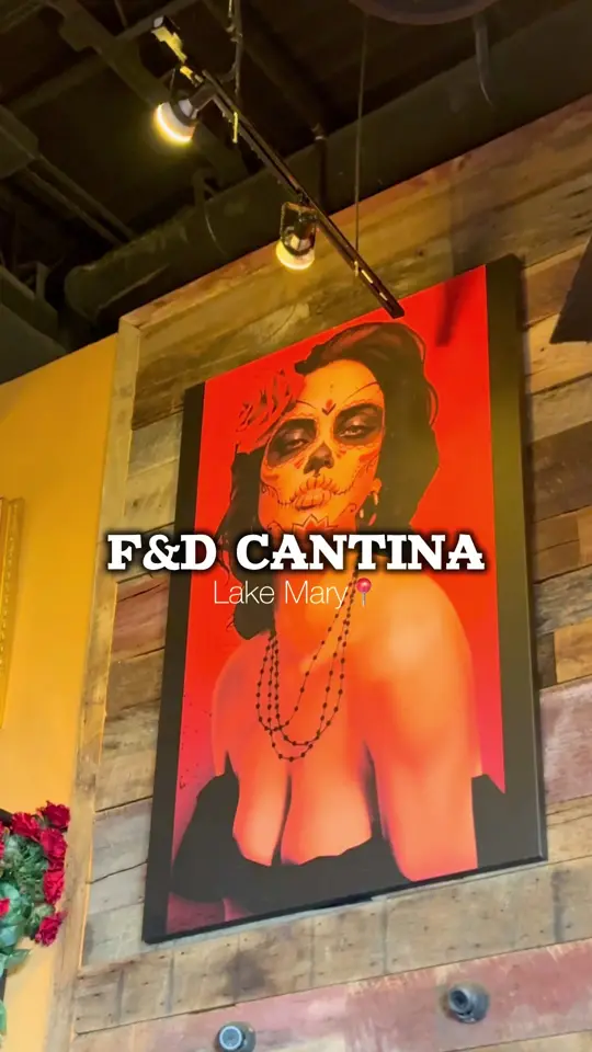 F&D Cantina in Lake Mary showing brunch, small plates, bottomless mimosas, sangria, video by thatgirlieangie on TikTok