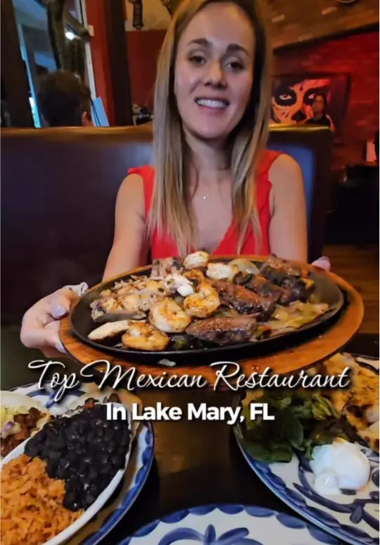 F&D Cantina in Lake Mary showing review, lobster and shrimp quesadilla, appetizer sampler, street corn, taco tuesday, happy hour, bottomless brunch, video by neverboredinorlando on TikTok