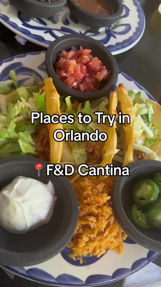 F&D Cantina in Orlando showing brunch, mimosas, video by marshaye_andrea on TikTok