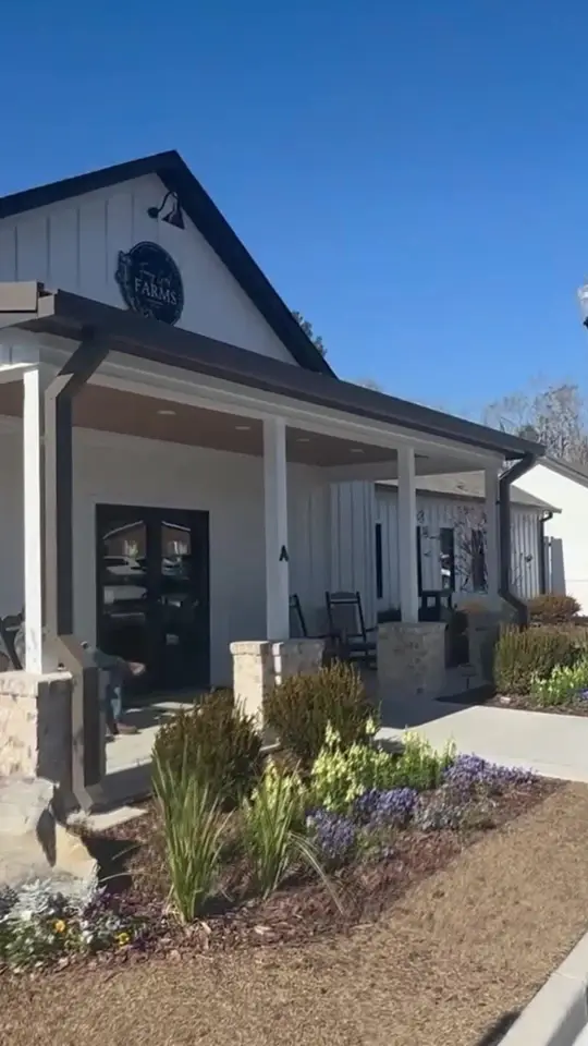 Fancy Girl Farms in Hahira showing restaurant, coffee shop, garden, retail shop, video by susancookrebroker on TikTok