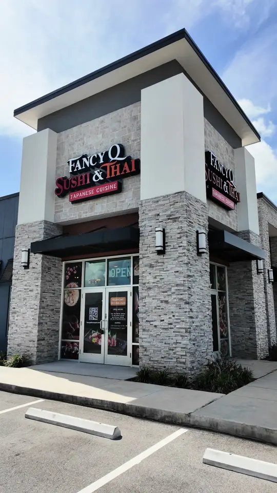 Fancy Q Japanese And Thai Restaurant in Daytona Beach showing review, visit, hibachi, sushi, video by hainesandhaven on TikTok