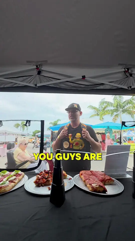 Farmer's Market Restaurant in Fort Myers showing pizza, video by dolo.pizzaiolo on TikTok