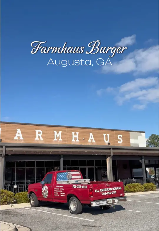 Farmhaus Burger - Martinez, GA in Martinez showing restaurant visit, burger, video by mollylovesyou93 on TikTok