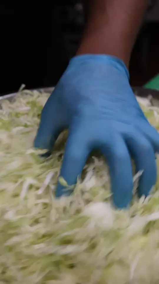Farmhaus Burger - Martinez, GA in Martinez showing food, napa cabbage slaw, video by Farmhaus Burger on Facebook