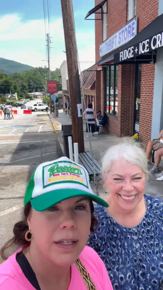 Farmhouse PoundCakes Bakery in Clayton showing review, visit, pound cakes, sticky toffee shortbread, video by Tiffany Roberts White on Facebook