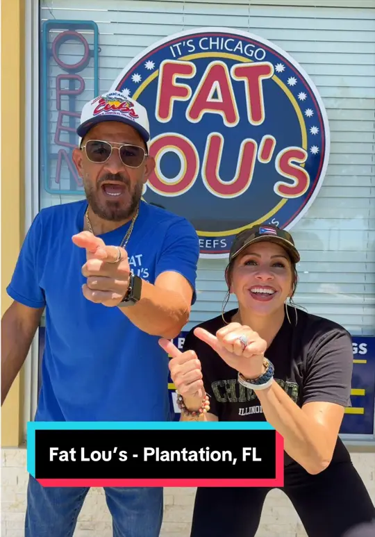Fat Lou’s in Plantation showing review, italian beef, video by explorewithfunkybacalao on TikTok
