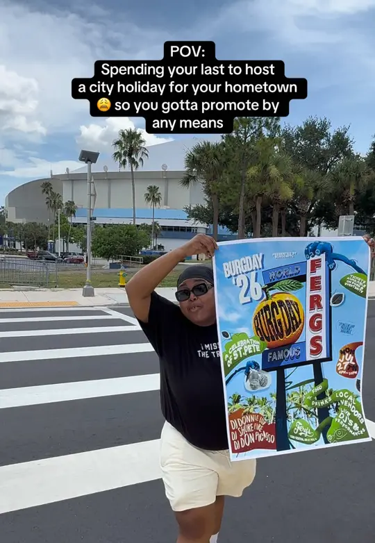 Ferg's Sports Bar & Grill in St. Petersburg showing event, burg day celebration, video by burgdayfl on TikTok