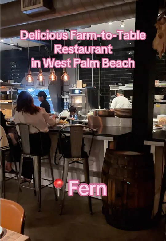Fern in West Palm Beach showing food, linguine with braised florida wagyu, video by racheldallask on TikTok