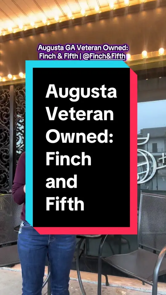 Finch & Fifth in Augusta showing brunch, mimosa, video by military2source on TikTok