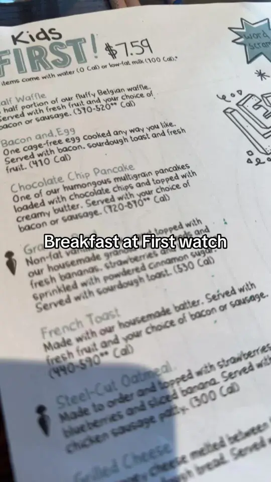 First Watch on TikTok, video by bygracenanc