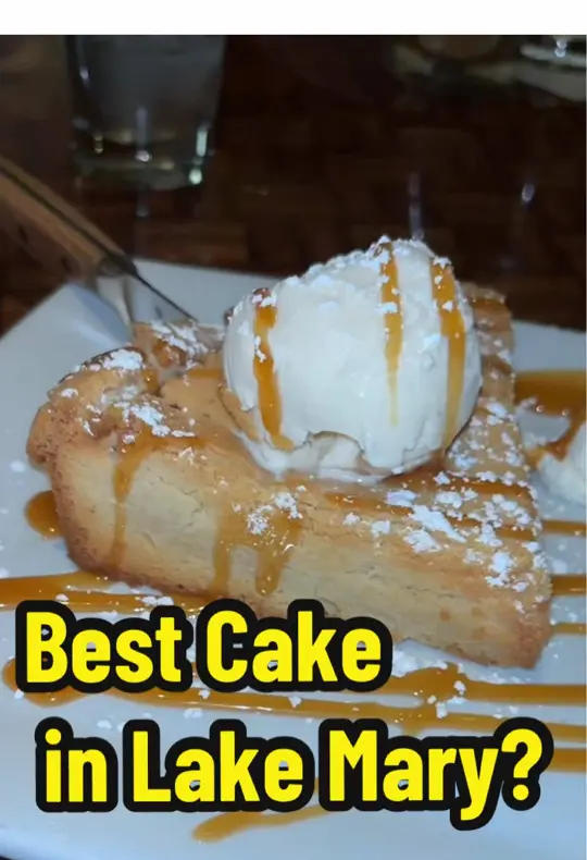 Fishbones in Lake Mary showing review, sweet butter cake, video by holographicmami on TikTok