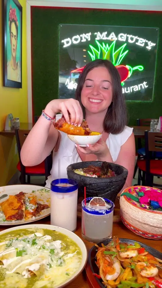  in Florida showing mexican food, quesabirria, video by treatyoselfeverywhere on TikTok