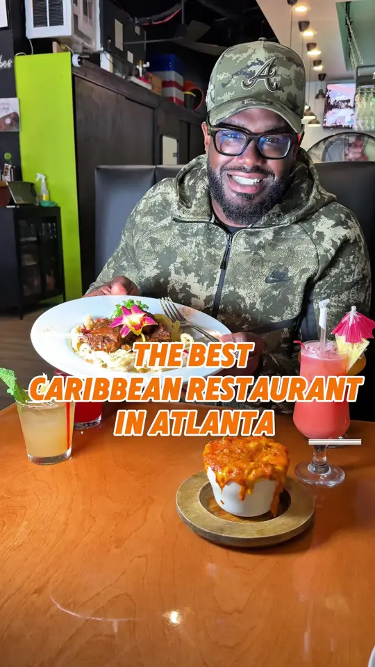 Flair Food Restaurant and Bar in Fayetteville showing review, oxtail pasta, hennessy jerk wings, video by great_eats on TikTok