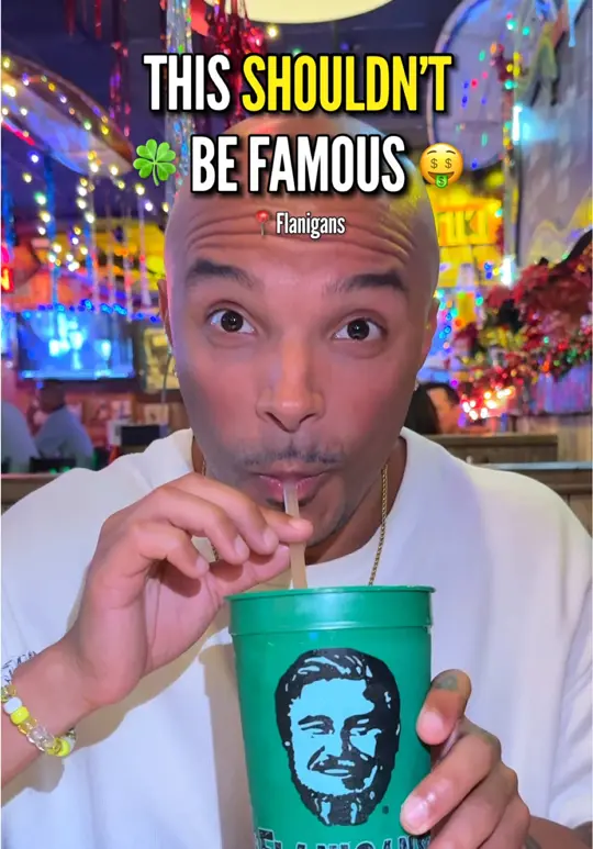 Flanigan's Seafood Bar and Grill in Miami showing restaurant visit, food, video by showmelovejete on TikTok