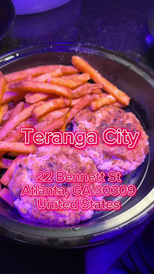 Flavors of Africa Food Cart in Atlanta showing food review, lamb chops, margaritas, hookahs, tequila shots, video by atlchefd on TikTok