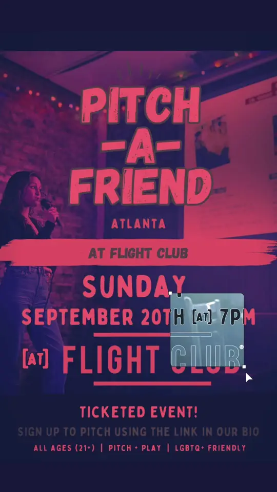 Flight Club Atlanta in Atlanta showing event, pitch + play event, social darts, video by pitchafriend.atlanta on TikTok