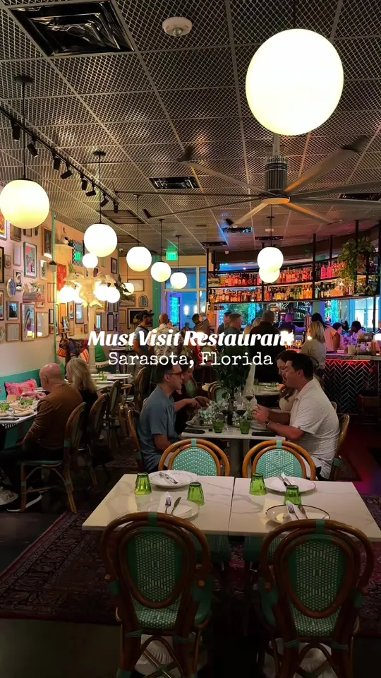 Florence & The Spice Boys in Sarasota showing review, visit, mixed grill for two, cocktail menu, mocktail menu, video by guidedbydestiny on TikTok
