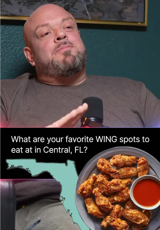 Flyers Wings & Grill in Orlando showing wings, video by thinkaboutitthepodcast on TikTok