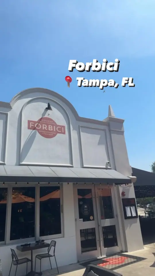 Forbici in Tampa showing restaurant visit, italian food, video by creativeloafingtampa on TikTok