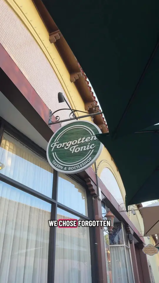 Forgotten Tonic in St. Augustine showing review, visit, atmosphere, video by brianna.marti on TikTok