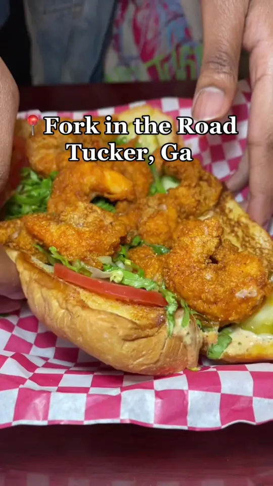 Fork in the Road in Tucker showing dining, eating, video by forksnflights on TikTok