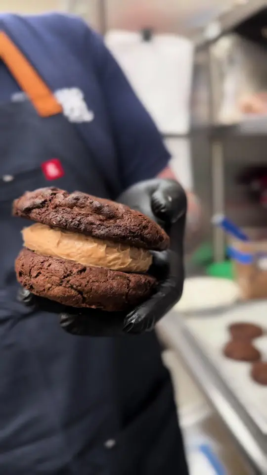 Four 41 South BBQ Co. in Canton showing food, homemade fudge rounds, video by four41south on TikTok