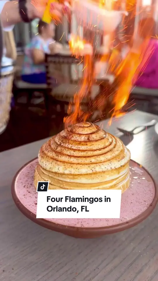 Four Flamingos, A Richard Blais Florida Kitchen in Orlando showing review, visit, video by christinainitalia on TikTok