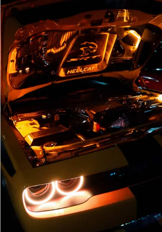 Four Smokes BBQ in Ocala showing car meet, atmosphere, event, video by foursmokesbbq on TikTok
