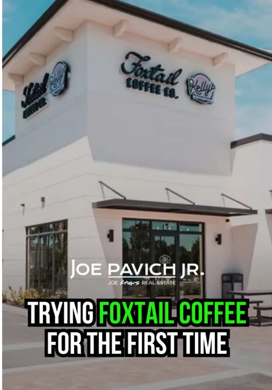 Foxtail Coffee & Kelly's Homemade Ice Cream - Palm Valley in Ponte Vedra Beach showing coffee, foxtail coffee, local business review, video by joe.pavich.jr on TikTok