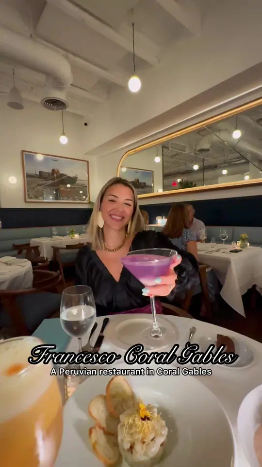  in Florida showing review, visit, atmosphere, lomo saltado, ceviche chalaco, private salon, video by exploramiami on TikTok