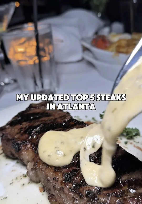 Frankie's The Steakhouse in Duluth showing review, top 5 steaks in atlanta, video by sydwalker5 on TikTok