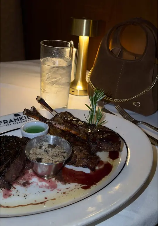 Frankie's The Steakhouse in Duluth showing steak, birthday, video by realrichgirltea on TikTok