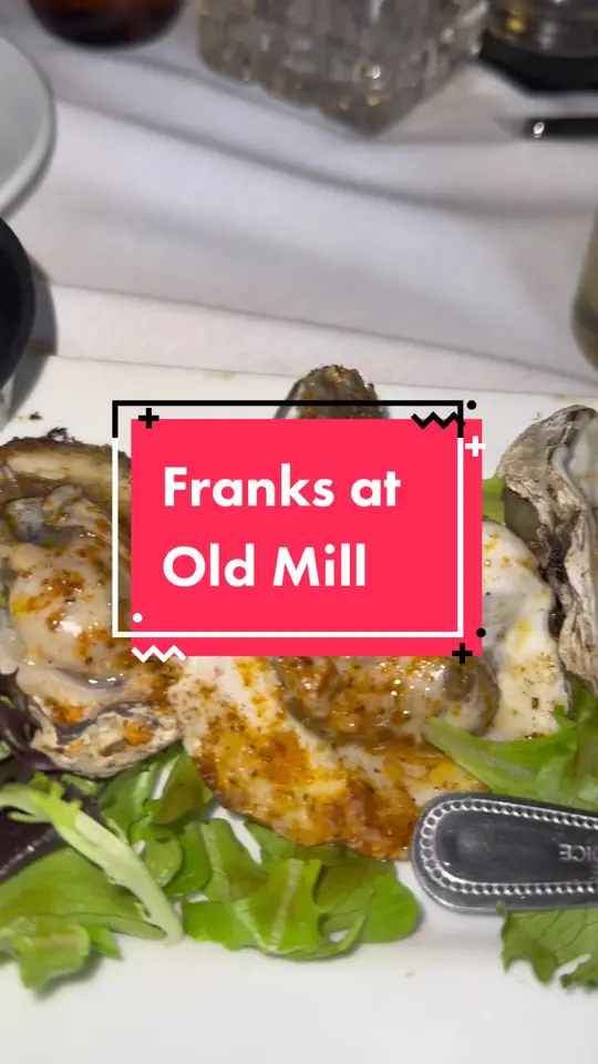 Franks @ the Old Mill Mediterranean Grill & Bar in Fayetteville showing food, seafood, video by flamesxflacko on TikTok