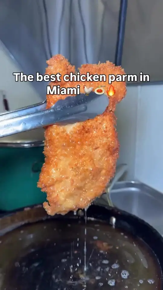Fratelli By Jholano's in Miami showing chicken parm, video by Fratelli By Jholano's on Facebook