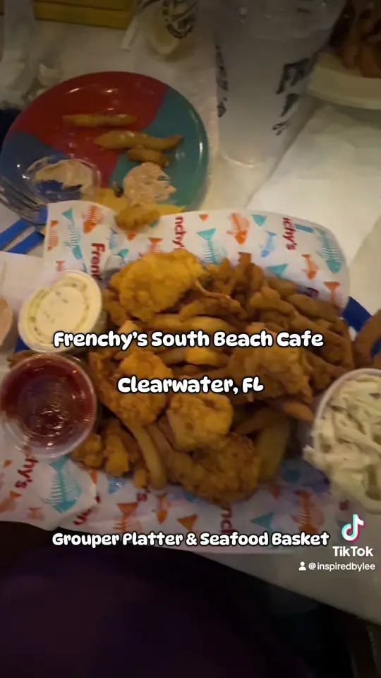 Frenchy's Original Cafe in Clearwater showing cafe, south beach cafe, video by inspiredbylee on TikTok