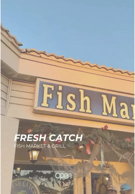 Fresh Catch Fish Market & Grill in Sarasota showing seafood, fresh fish, video by audbmerkle on TikTok