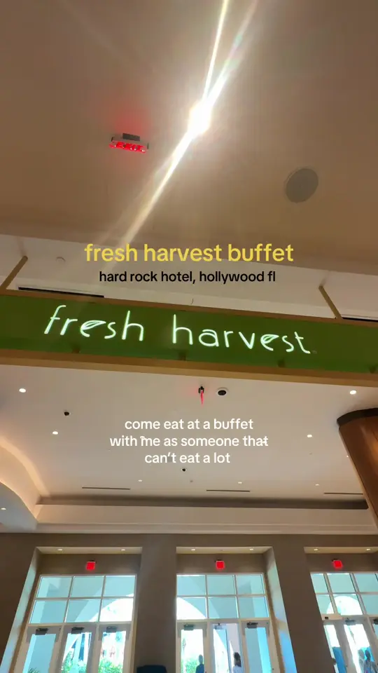 Fresh Harvest Buffet in Tampa showing review, visit, video by ericajeon111 on TikTok