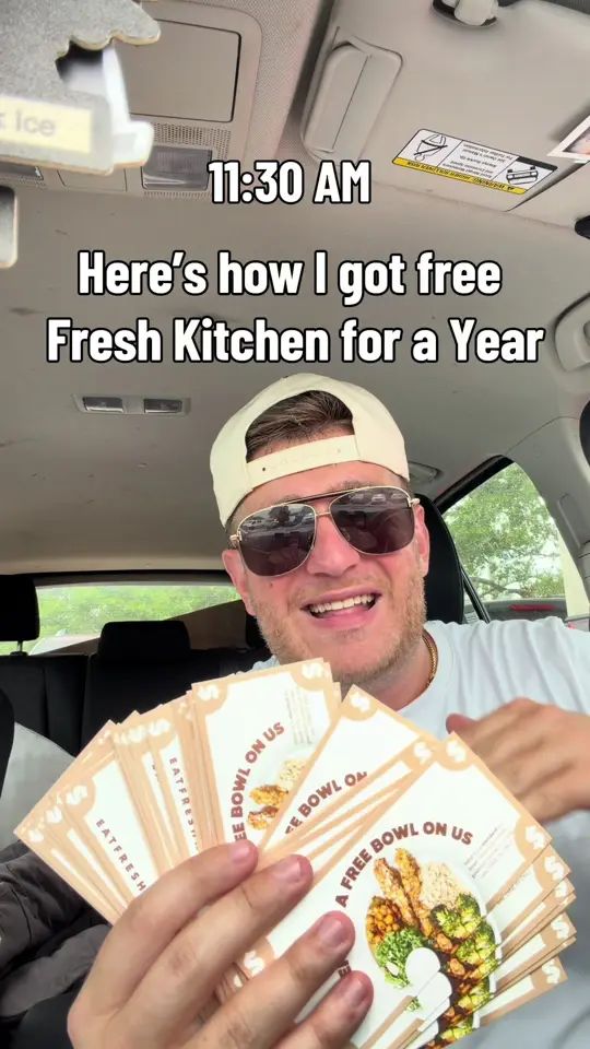 Fresh Kitchen Tampa in Florida showing review, visit, video by chettytok on TikTok