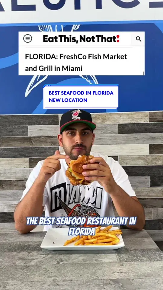 FreshCo Fish - Kendall in Miami showing seafood, restaurant visit, video by mr.eats305 on TikTok