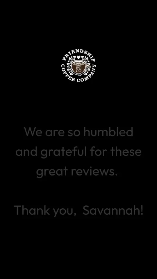 Friendship Coffee Company in Savannah showing review, visit, video by Friendship Coffee Company LLC on Facebook
