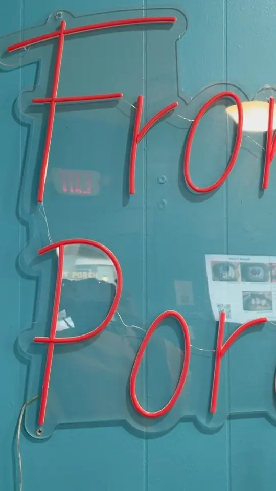 Front Porch Taco Bar in Stone Mountain showing review, visit, video by I Am Enough Talk Show on Facebook