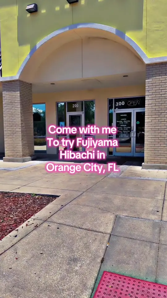 Fujiyama in Orange City showing food, hibachi, video by adisneybarbie on TikTok