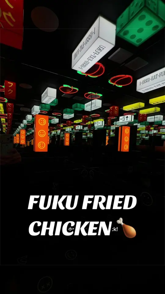 Fuku in Coral Gables showing restaurant opening, japanese food, fried chicken, video by maxeatsss on TikTok