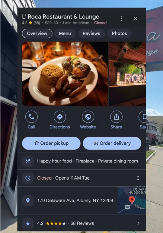 Fusion in Albany showing latin american fusion, food review, video by ny_platepatrol on TikTok