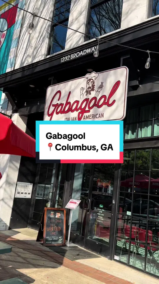 Gabagool in Columbus showing review, house made pasta, classic entrees, creative cocktails, chicken, outdoor patio, video by mandy_vega on TikTok