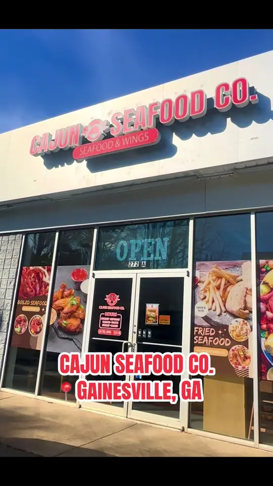 Gainesville Seafood Market & Eatery in Gainesville showing review, visit, cajun seafood, vietnamese style cajun seafood, video by imchristywatts on TikTok