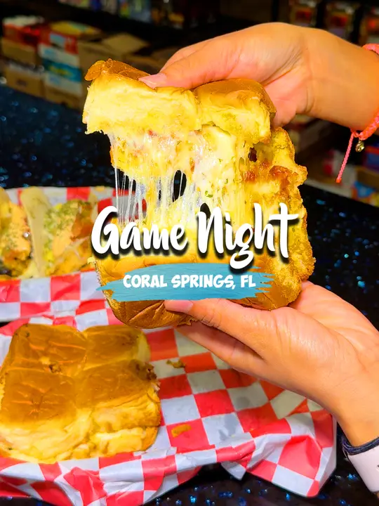 Game Night Arcade in Coral Springs showing bar, arcade games, atmosphere, visit, video by codiendrew on TikTok
