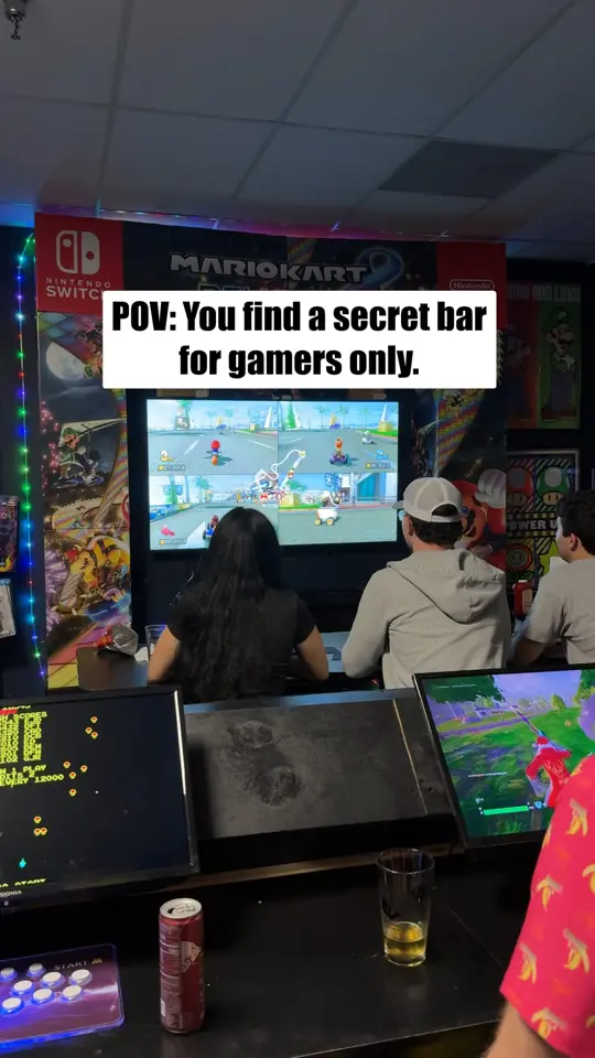 Game Night Arcade in Coral Springs showing review, visit, video games, food, milkshakes, collectibles, video by Codie N Drew on Facebook