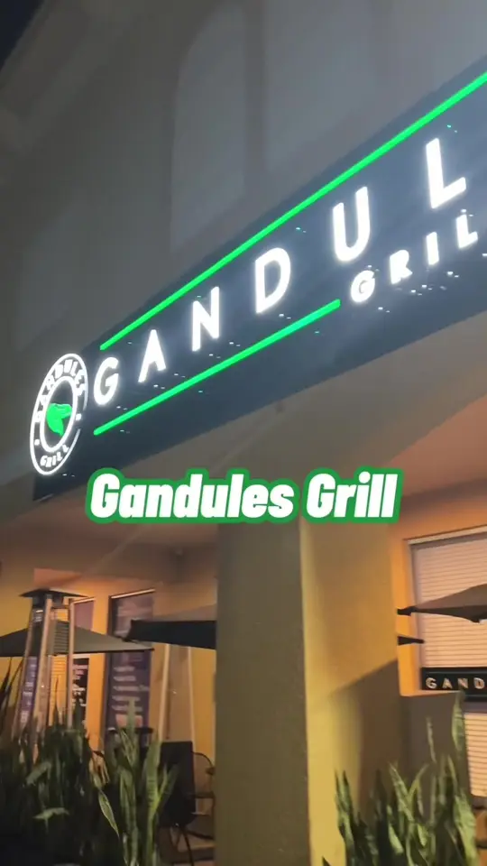 Gandules Grill in Lehigh Acres showing restaurant visit, puertorican food, video by isthatluxurry on TikTok